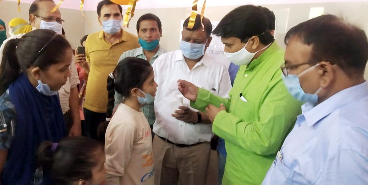 84493 children will be given vitamin A supplements