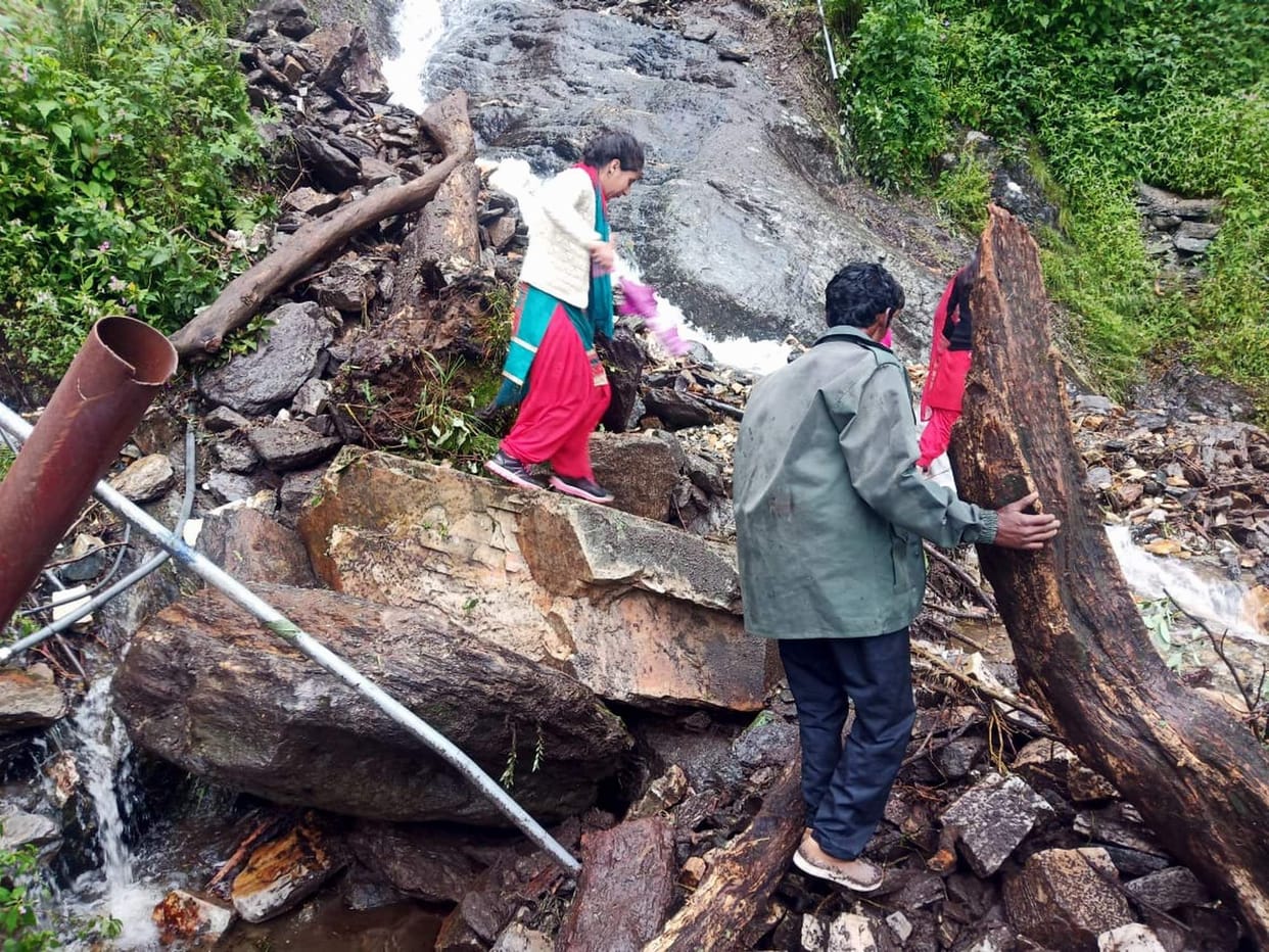 Gangotri highway disrupted by heavy landslides and other motorways