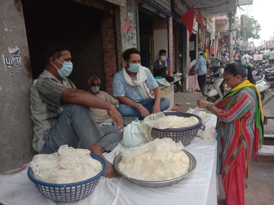 Mava market was inundated during the Corona period