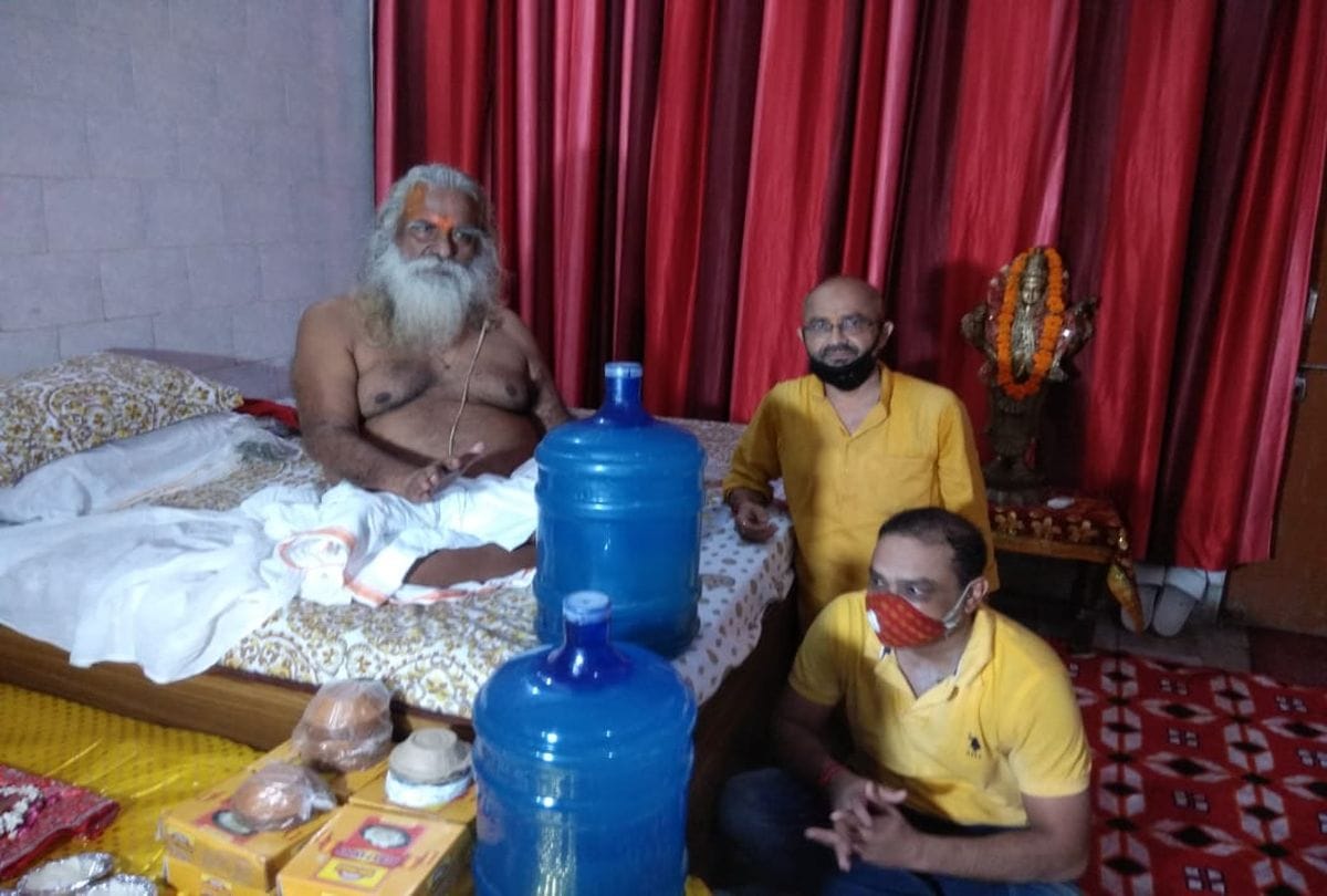 Mahant Nritya Gopal Das reached Mathura on Krishna Janmashtami 2020