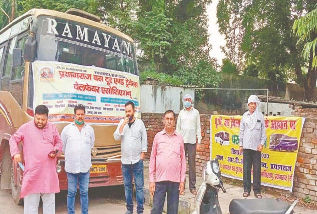 Private bus operators also came in support of strike, all buses of Madhya Pradesh closed