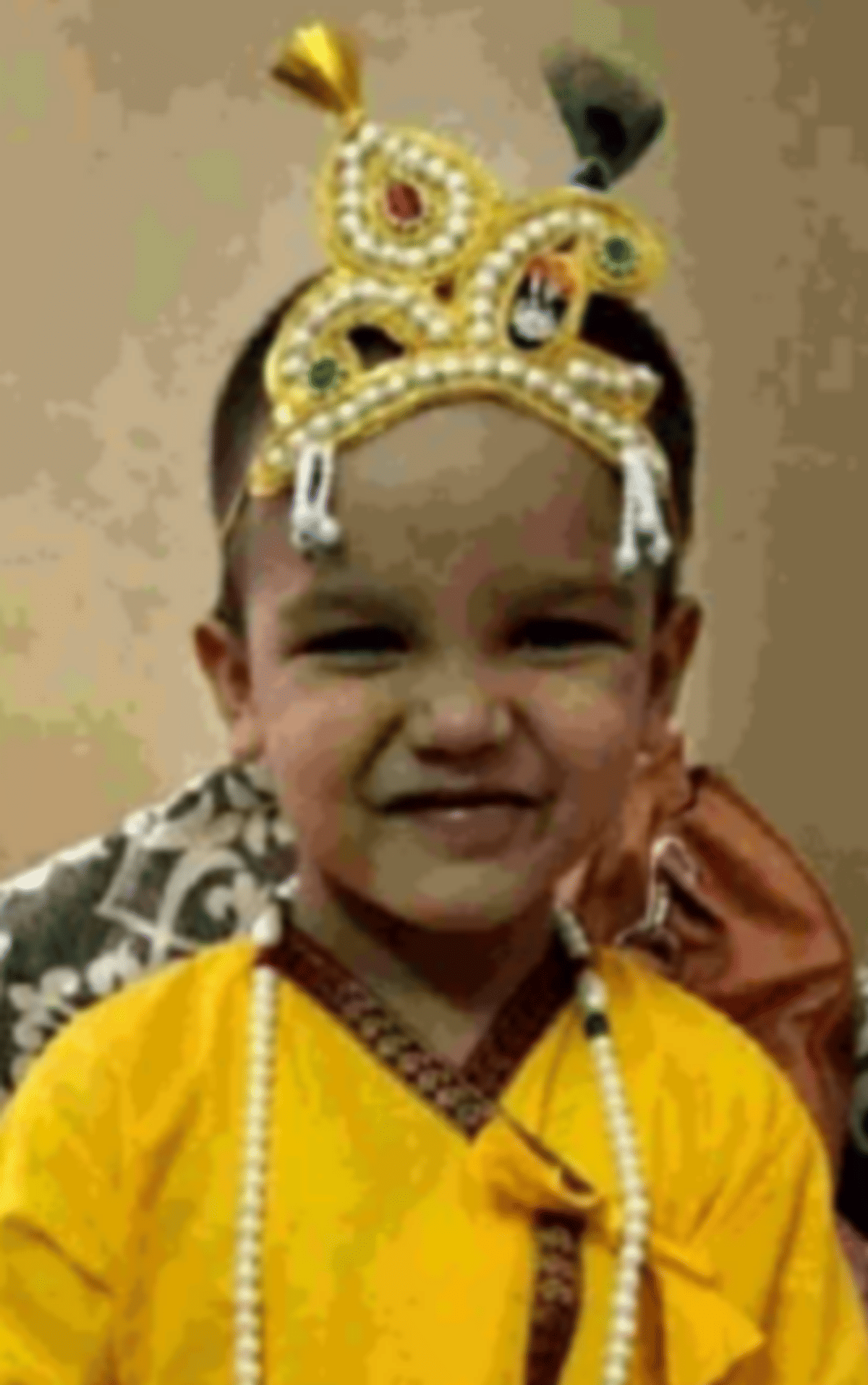 Krishna Janmashtami 2020: cute photo of kanha krishna in varanasi