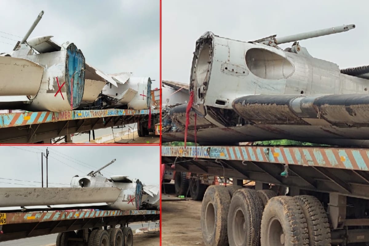 Merchant bought airplane scrap from Gujarat, arrived Meerut after loading it in three trolleys