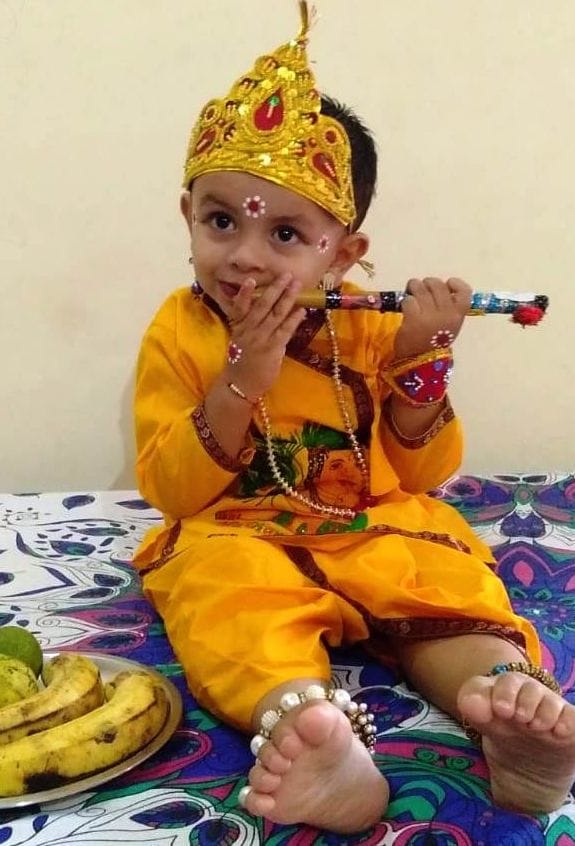 Devotees celebrated Janmashtami by observing a fast