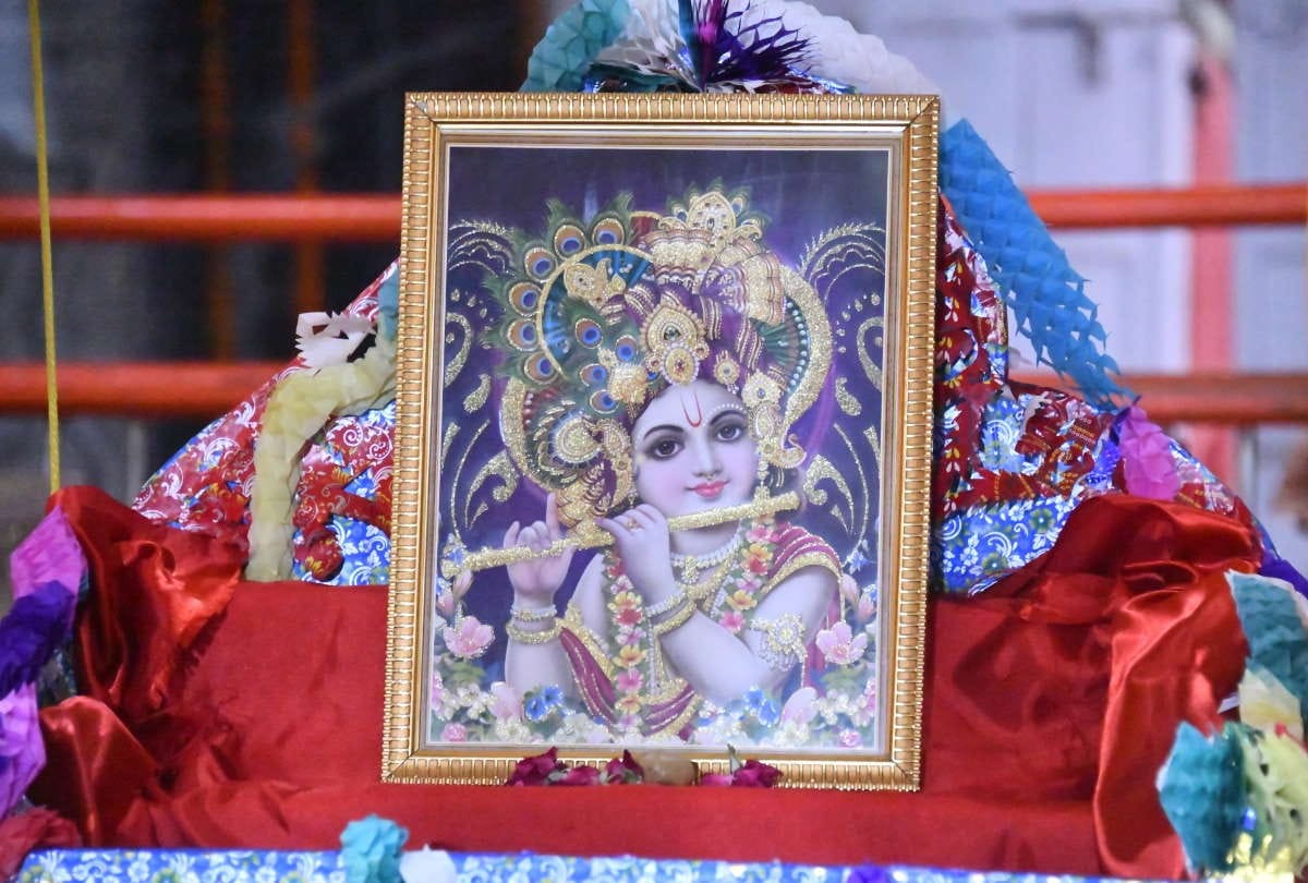 CM yogi adityanath Celebrate krishna Janmashtami in Gorakhnath temple Gorakhpur