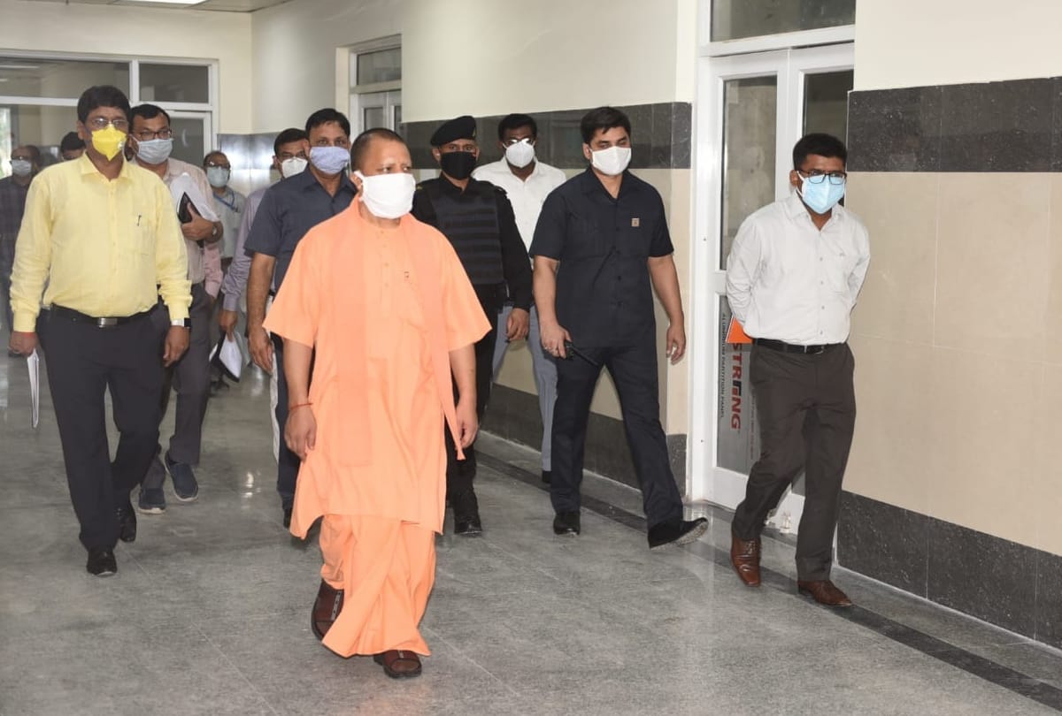 One lakh corona tests to be done daily in UP said Yogi Adityanath