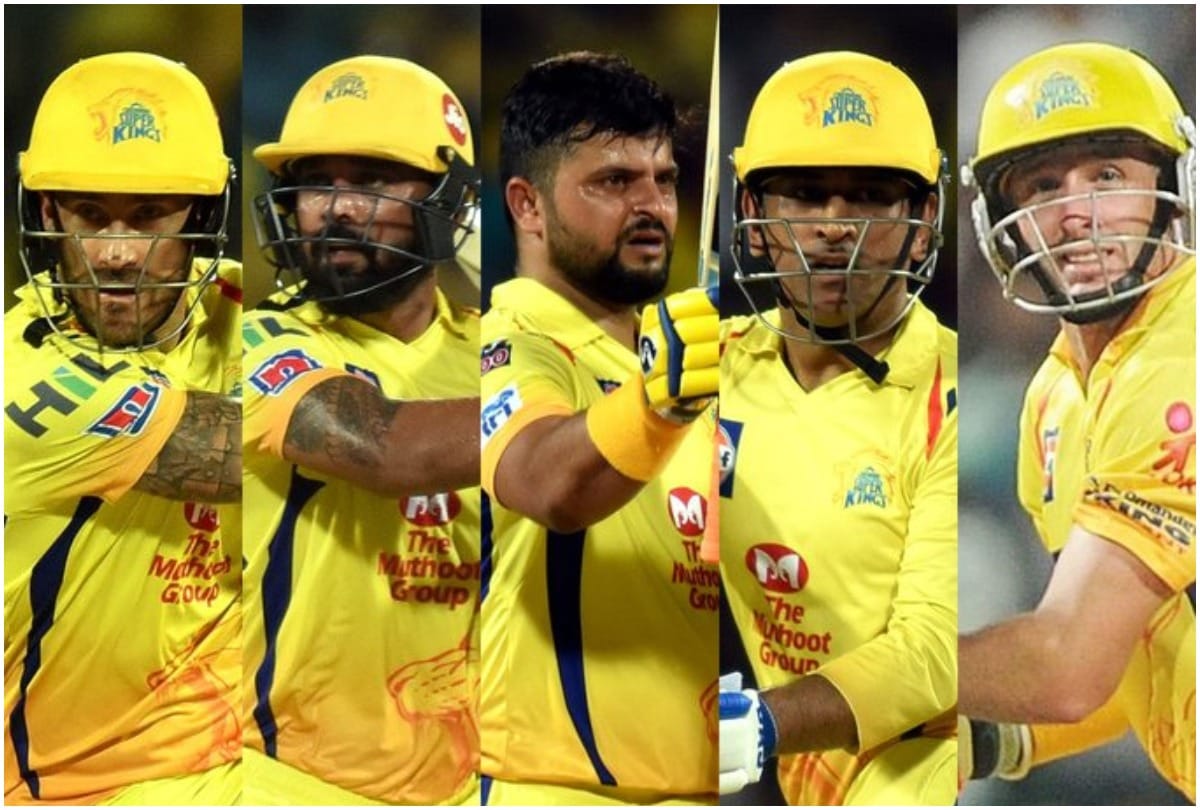Top five highest Run scorer for CSK Suresh Raina and MS Dhoni on top
