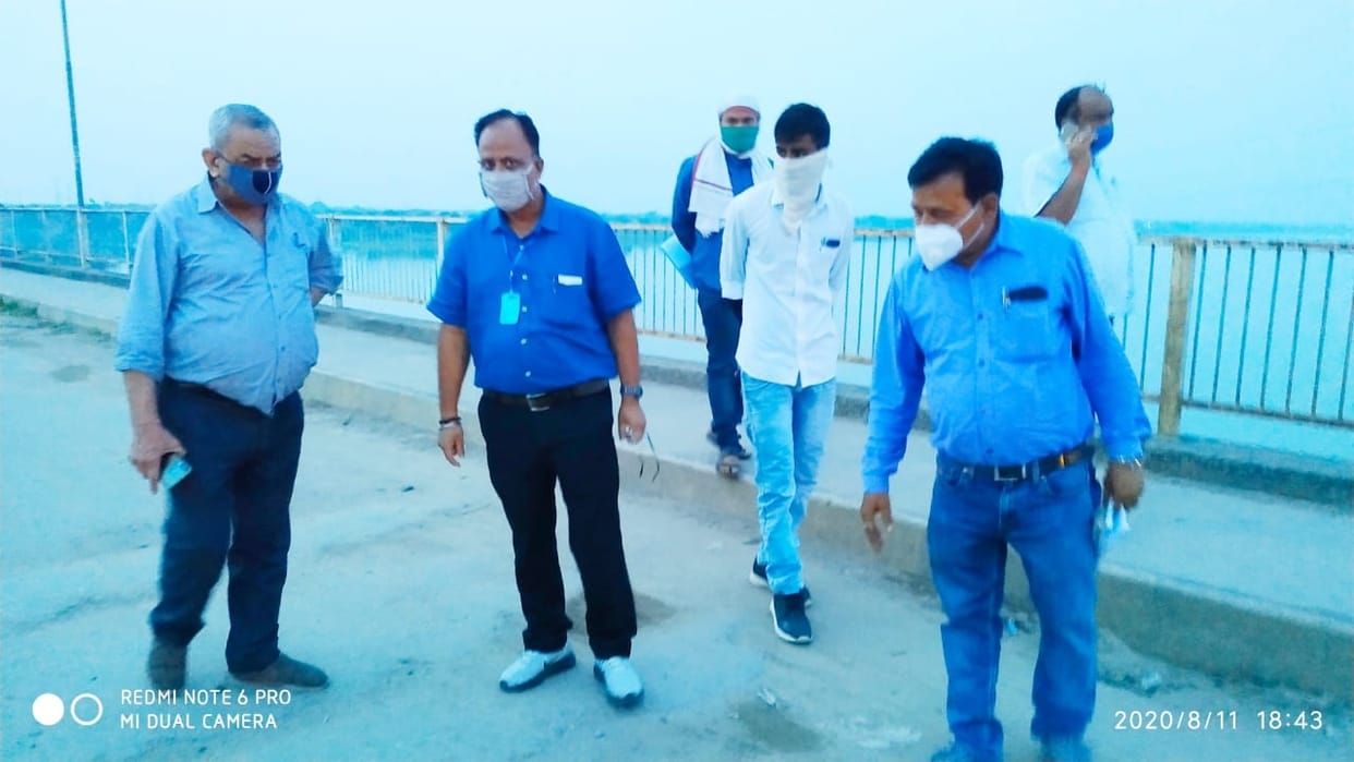 Project Director of NHAI inspects Hameed Setu