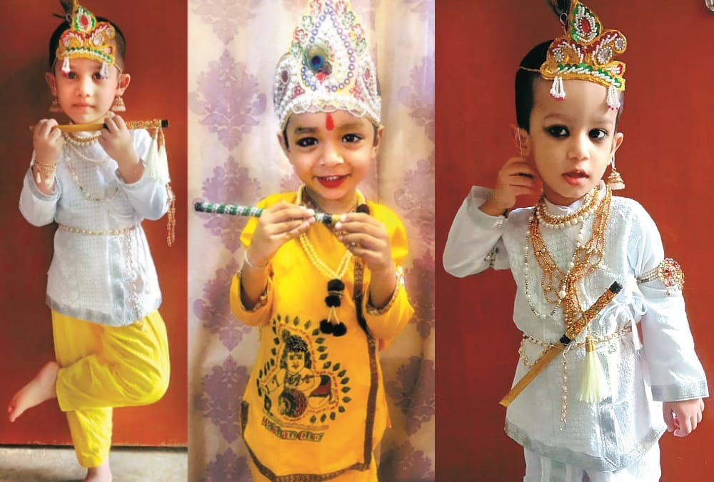 Muslim women send their children in Ghar Ghar Kanha.
