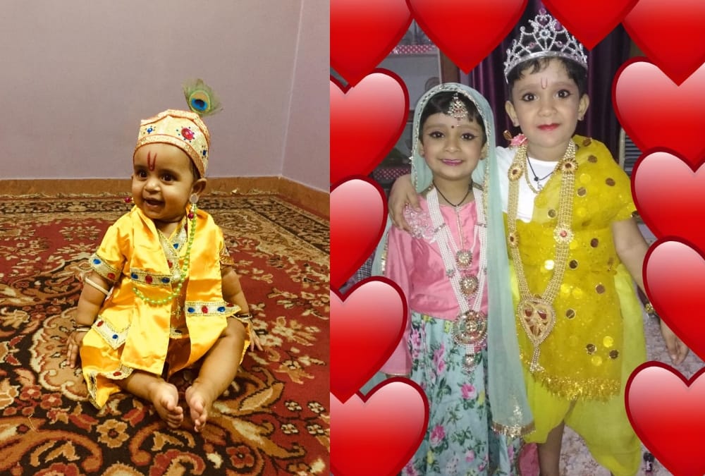 Ghar ghar kanha radha today.