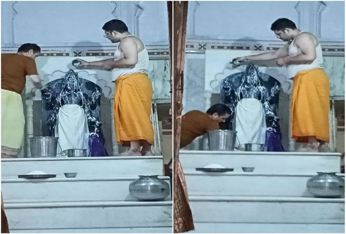 Krishana Janmashtmi Celebreate In Dirgh Vishnu Mandir