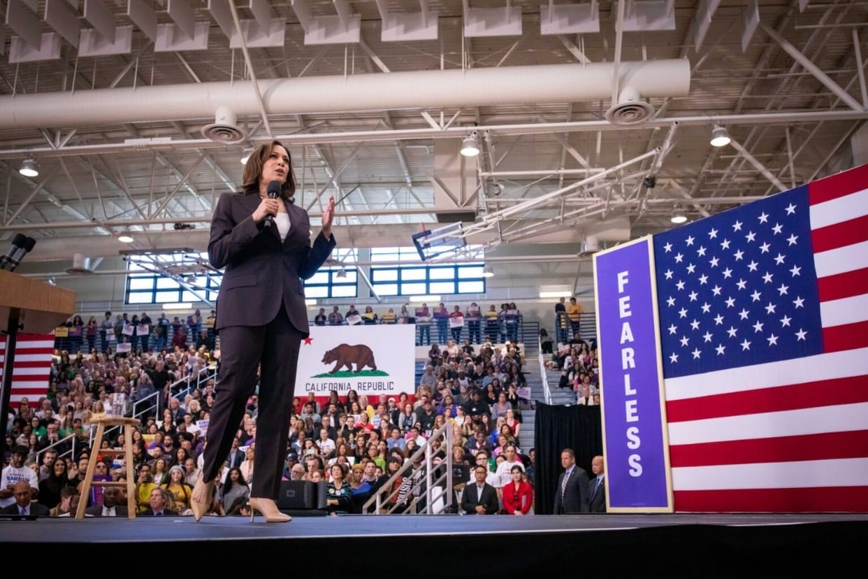 US Election 2020:  Presidential Debate between Harris and Pence