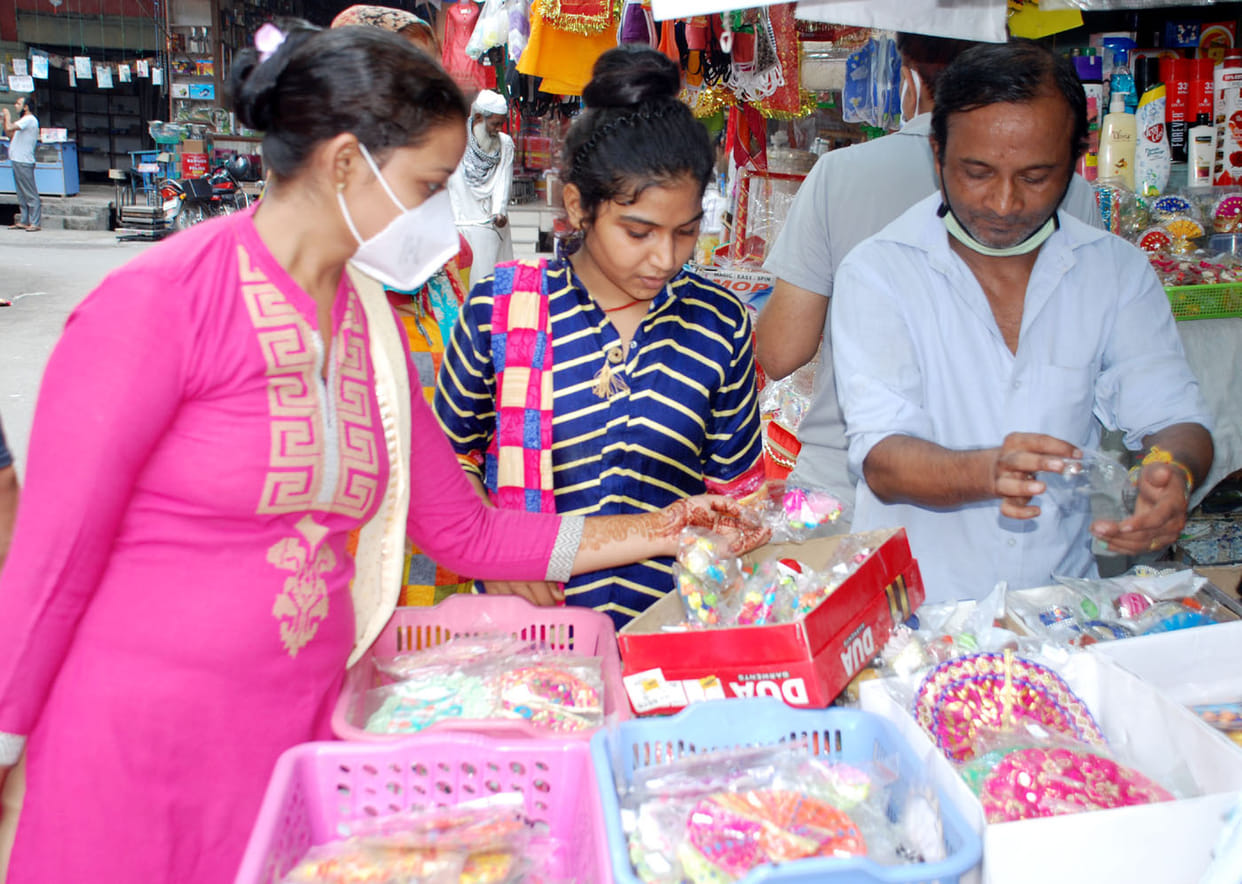 Fasting sweets on Sri Krishna Janmashtami - shopping for fruits