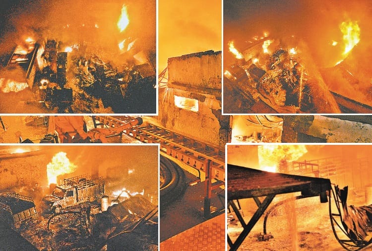 Fire break out at a Chemical factory in Panchkula
