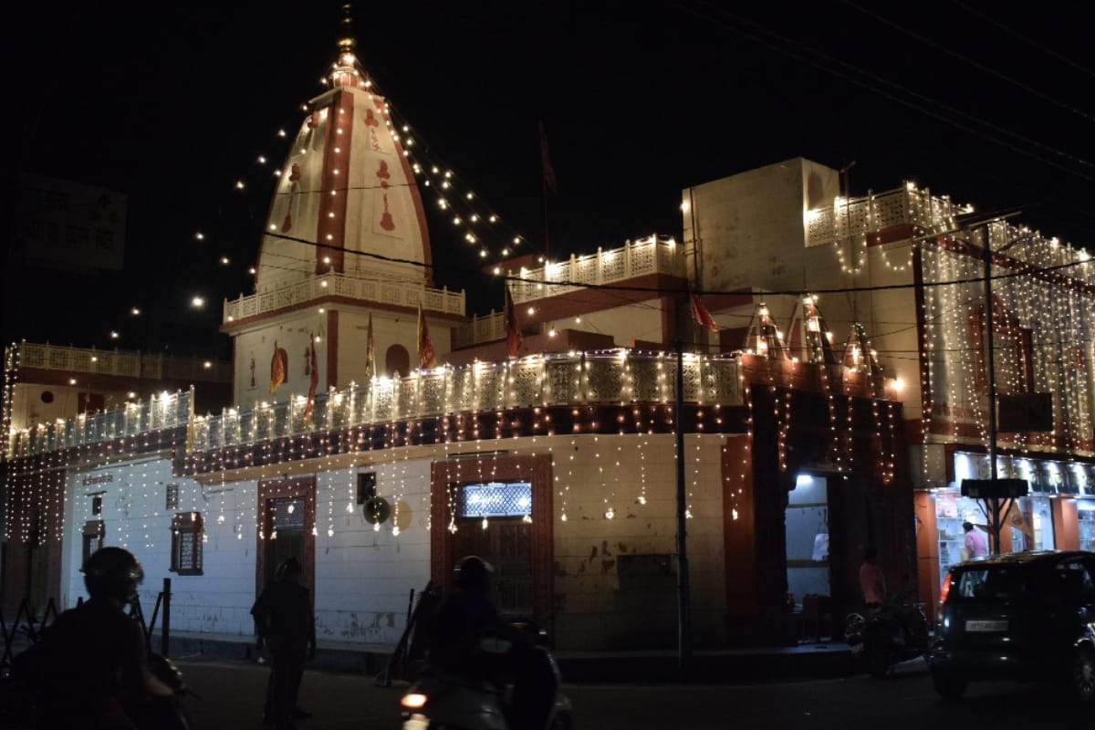 shri krishna janmashtami 2020: kanha temple in meerut and nearby District filled with lights