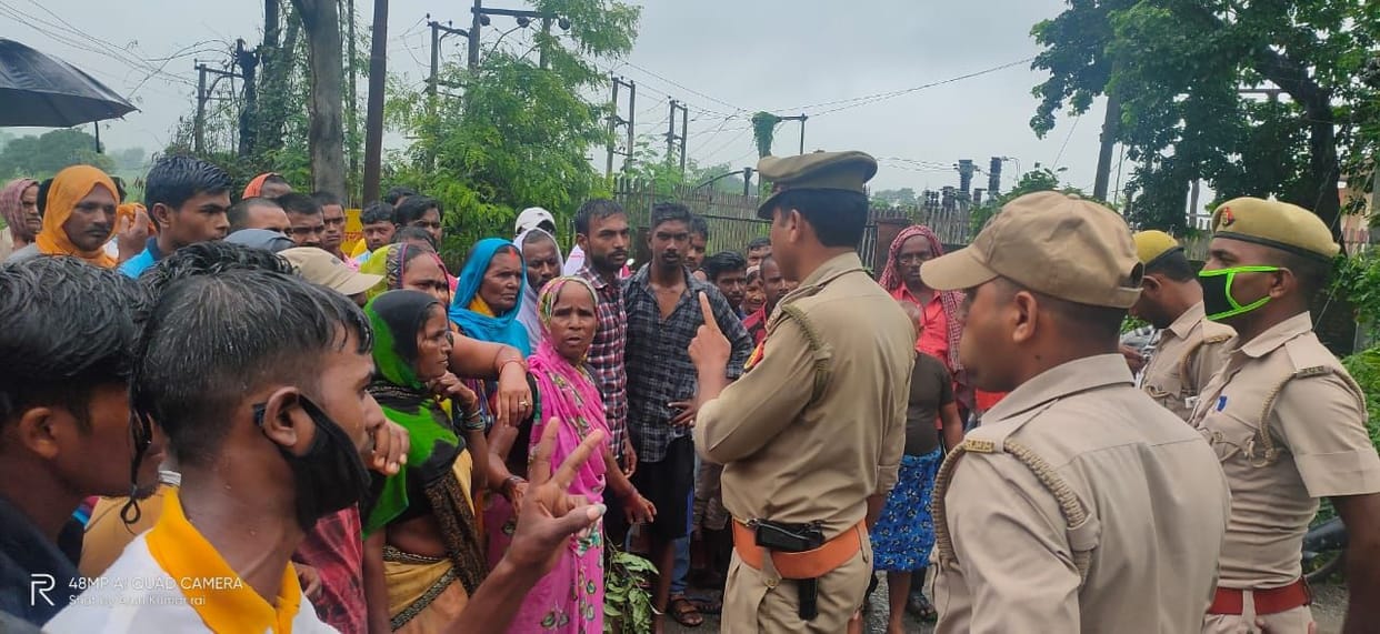 Villagers angry over power stalled for eight days, blocked sub-station cordon highway