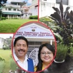 पीस चर्च के बिशप ने अपने आवास पर तैयार किया है सुंदर बगीचा।