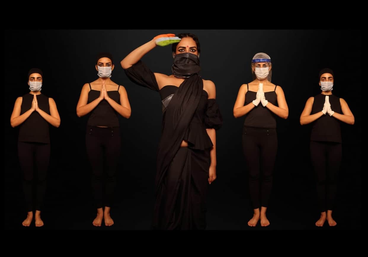 Actress Bidita Bag salutes Corona Warriors through her film based on pandemic events