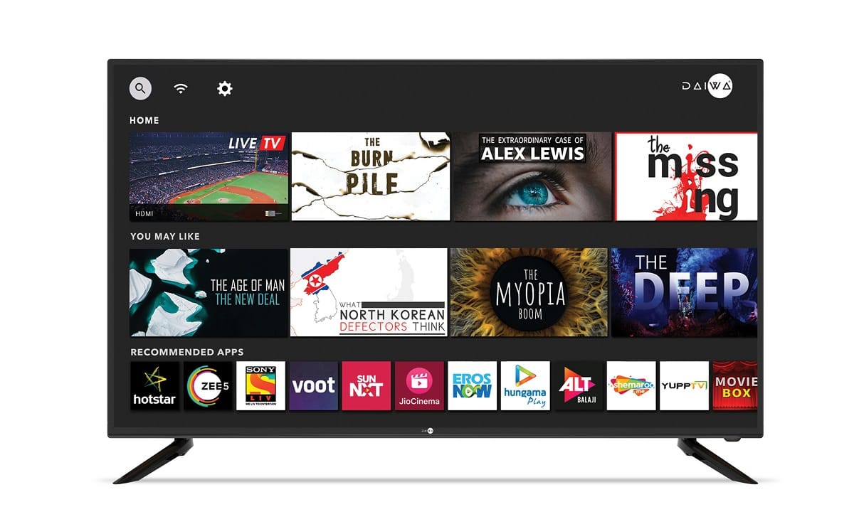 Daiwa announces its Make in India Ultra 4K Smart TVs in India with Android 9.0