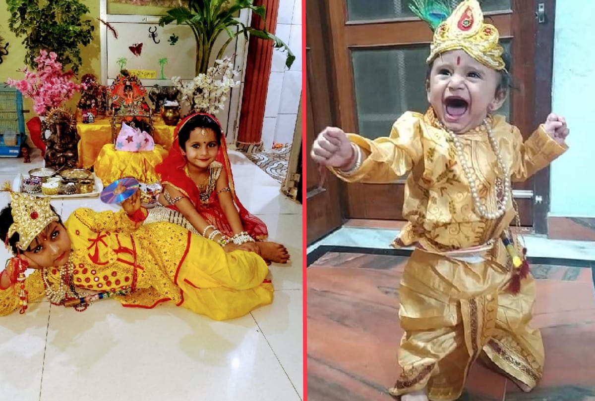 Sri Krishna Janmashtami celebrated in geeta vatika gorakhpur latest photos