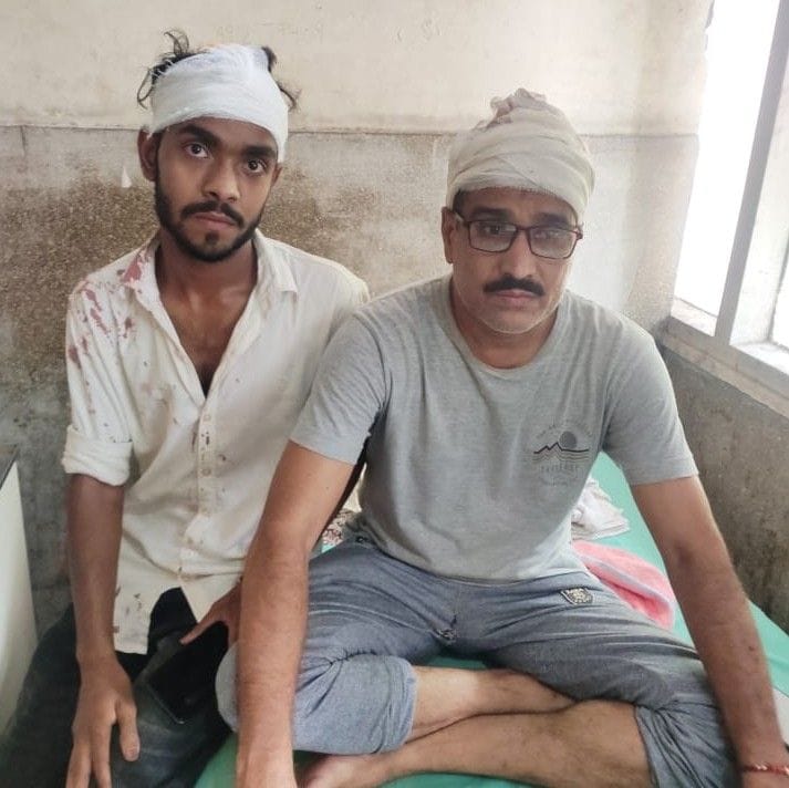 beating, arms, two people injured