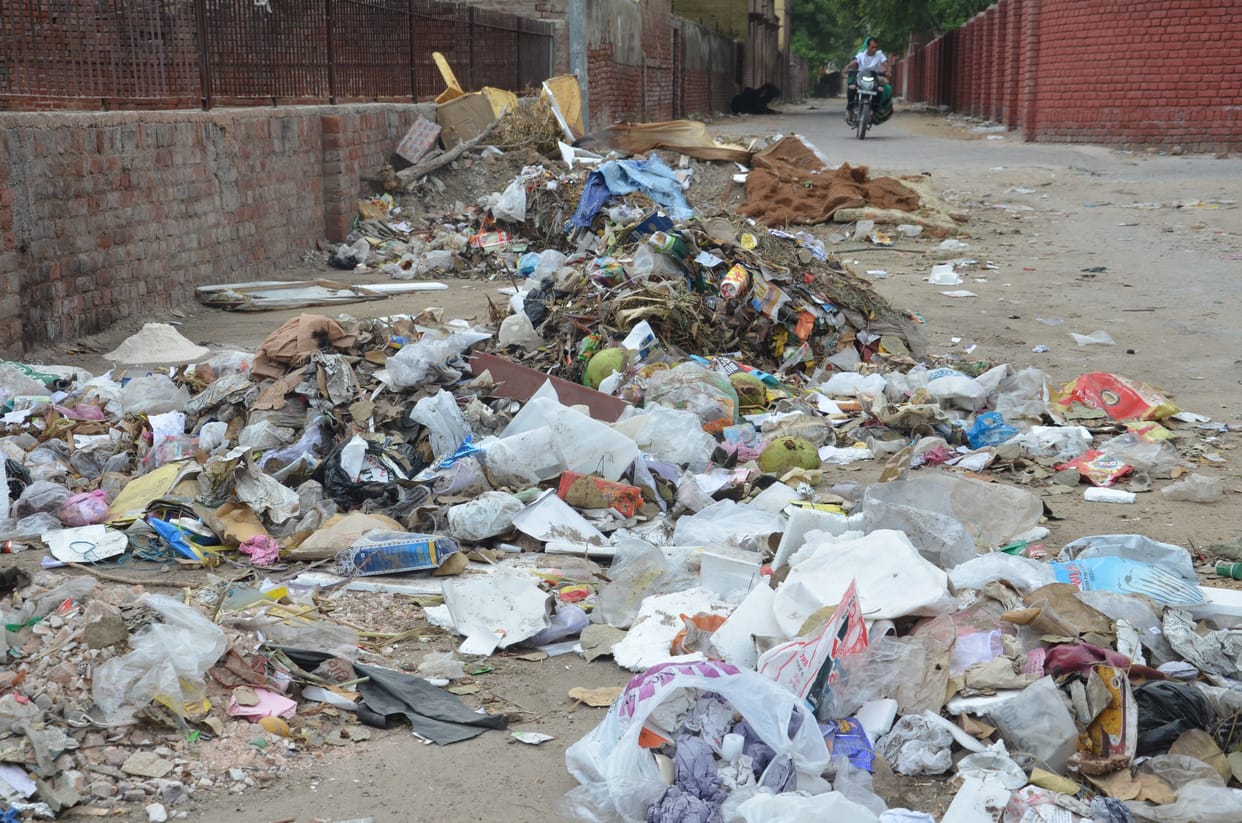 cleaning, city, garbage