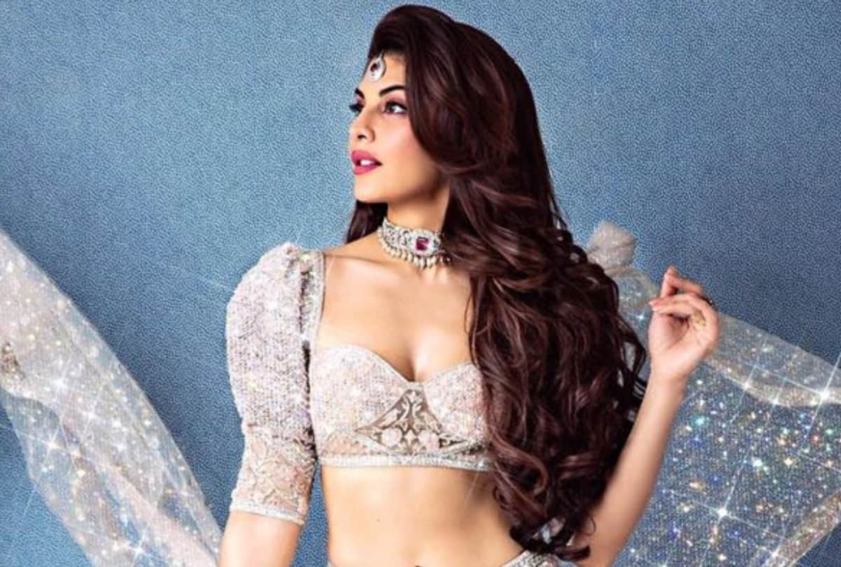 jacqueline fernandez adorable look in desi wear lehenga in glamorous style