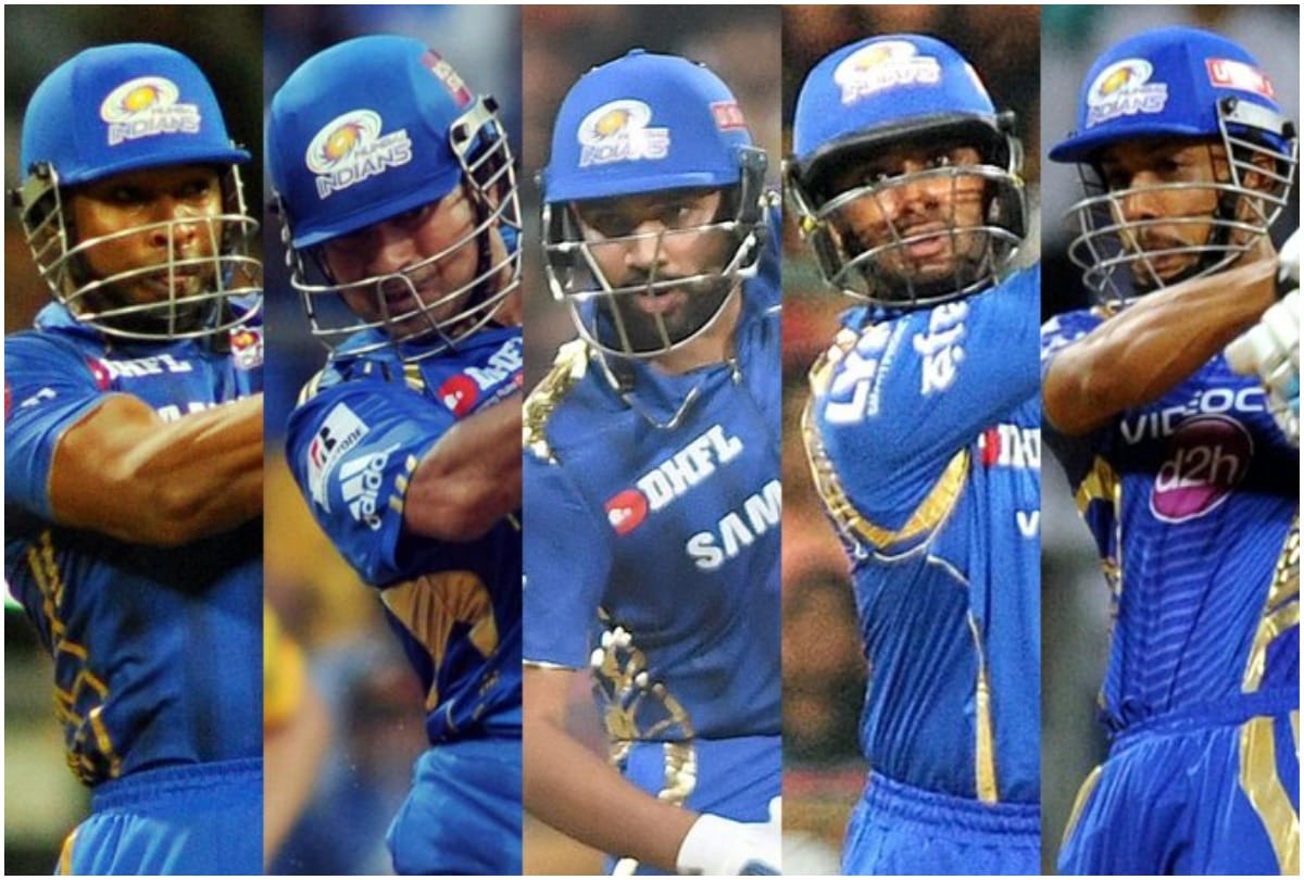 five highest run run getters for Mumbai Indians Rohit Sharma and Kieron Pollard on top