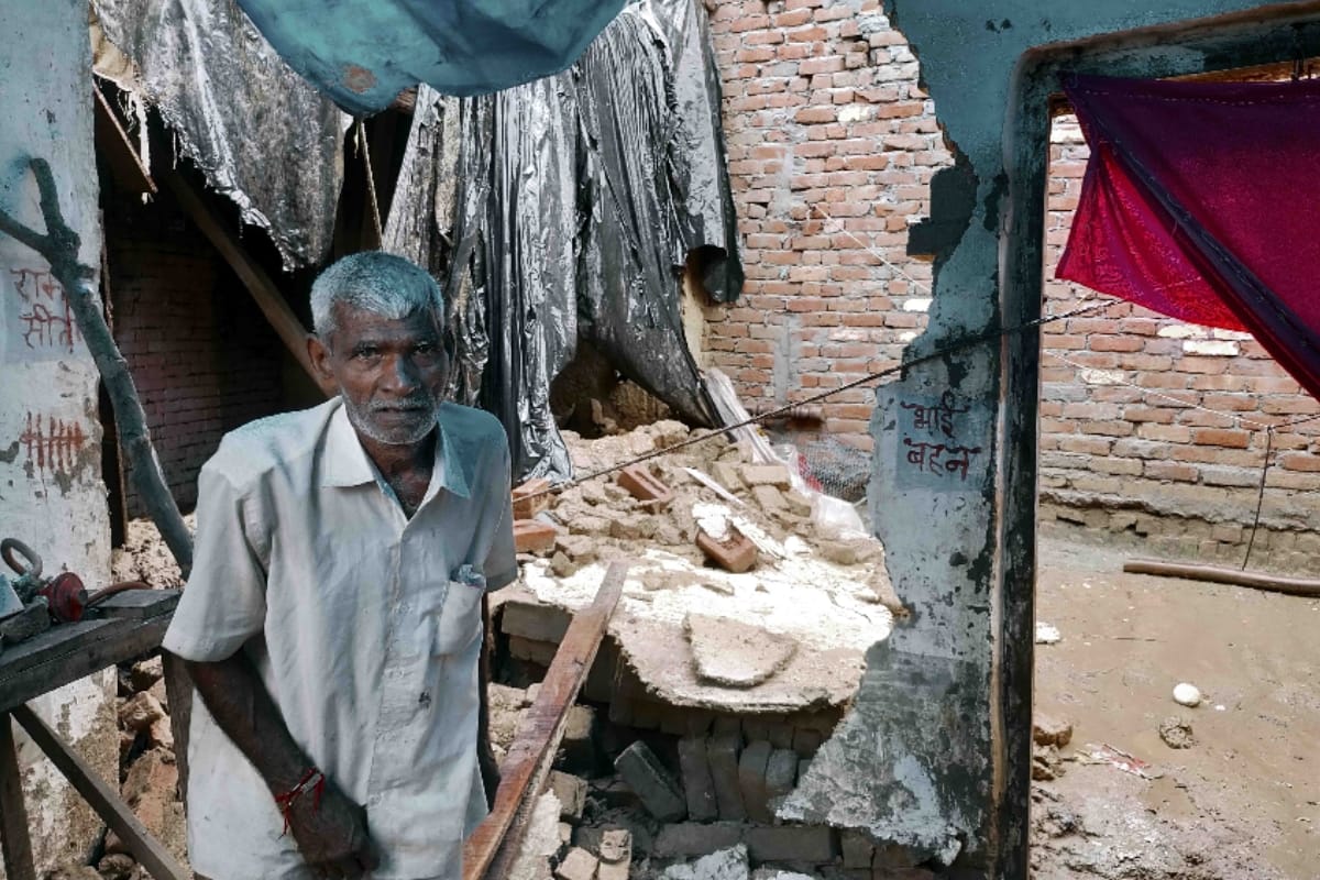 heavy rainfall in shamli District, citizens were troubled by water logging