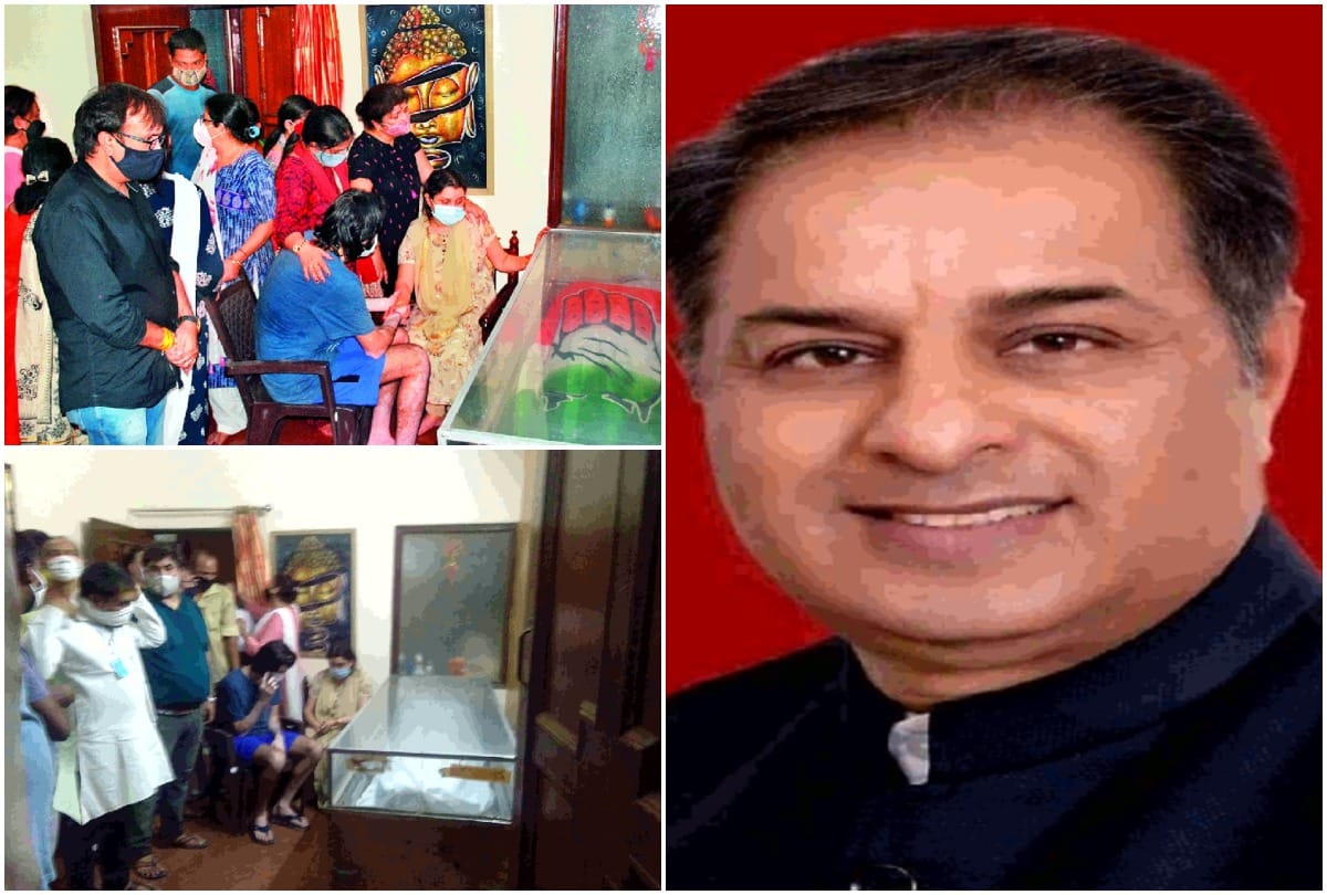 Congress spokesperson Rajiv Tyagi said these last words to his wife during Channel debate