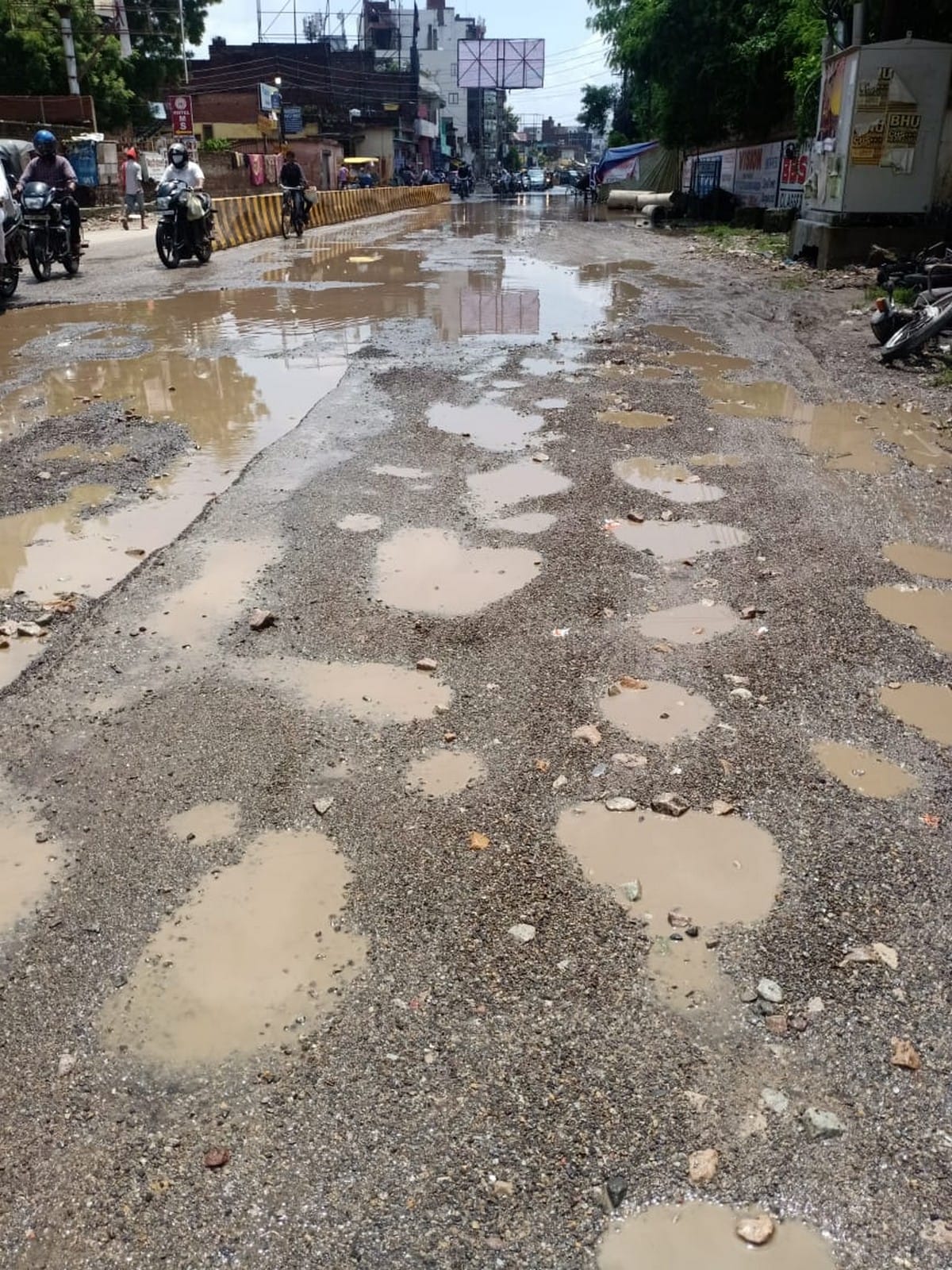 Varanasi Weather Update: temperature up down weather change during rain in relief from humidity water logging