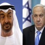 Prince Mohammed Al Nahyan and Benjamin Netanyahu