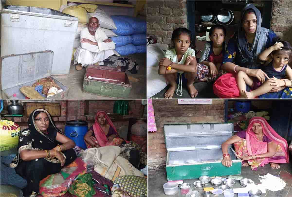 Thieves took away goods worth nine lakhs from two houses