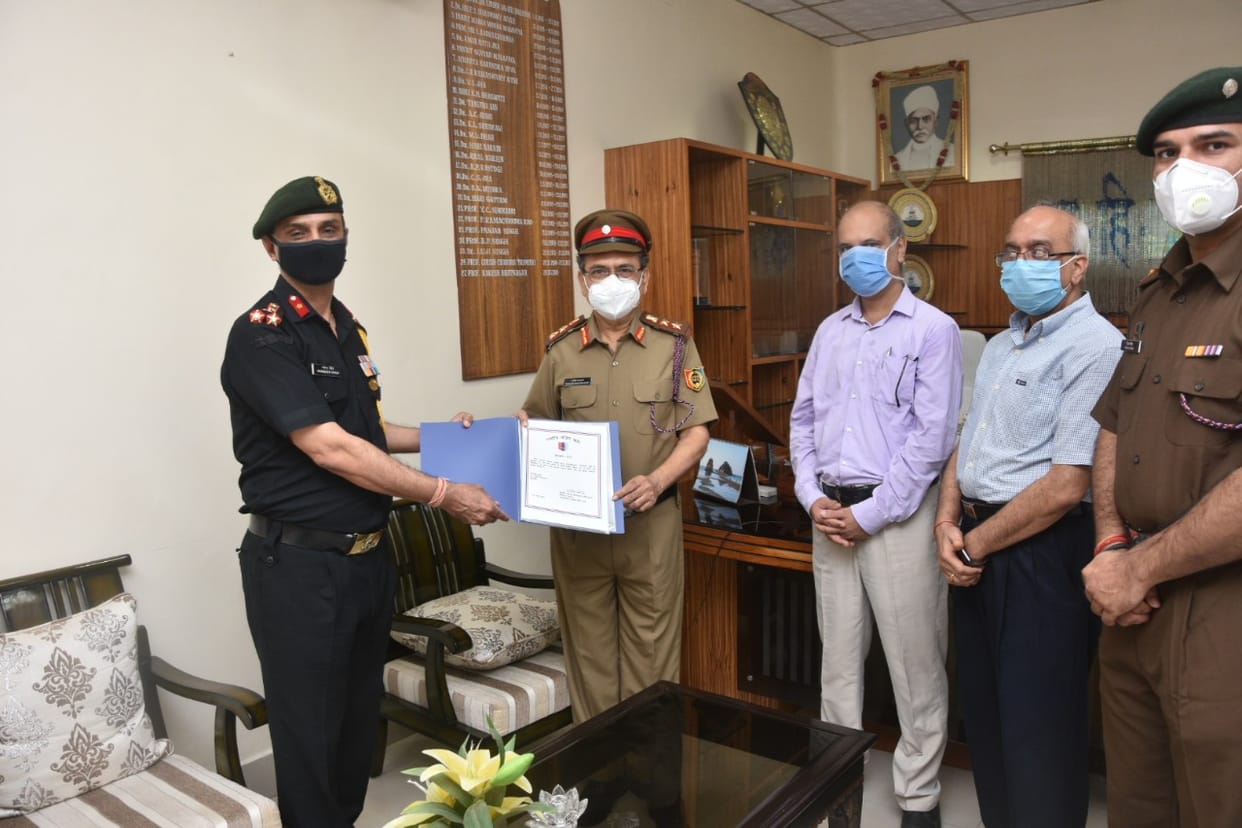 BHU Vice Chancellor received honorary colonel