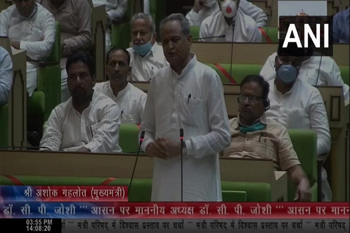 Ashok Gehlot government won trust vote in Rajasthan Legislative assembly