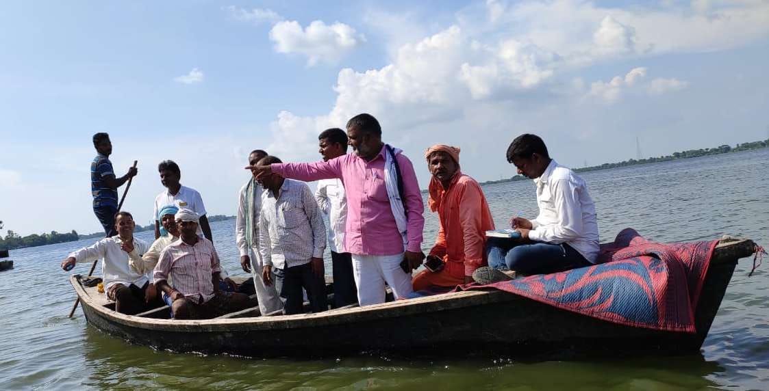 Rising water level of suryu, people fearing flood