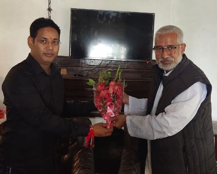 MP Pradip Tamta in Ranikhet