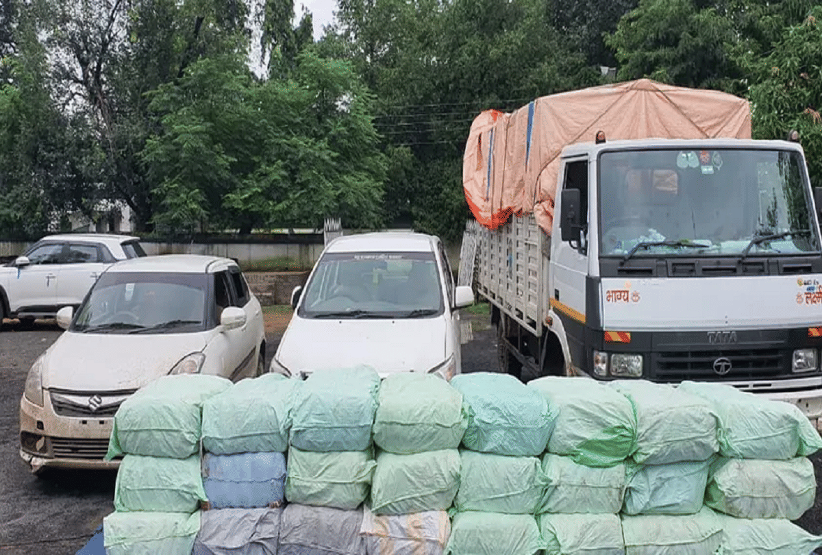 3,400 kg of high-grade ganja seized near Hyderabad, three arrested