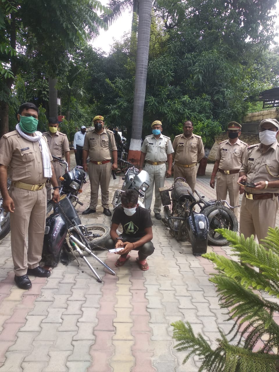 Bike thief caught, five bikes recovered