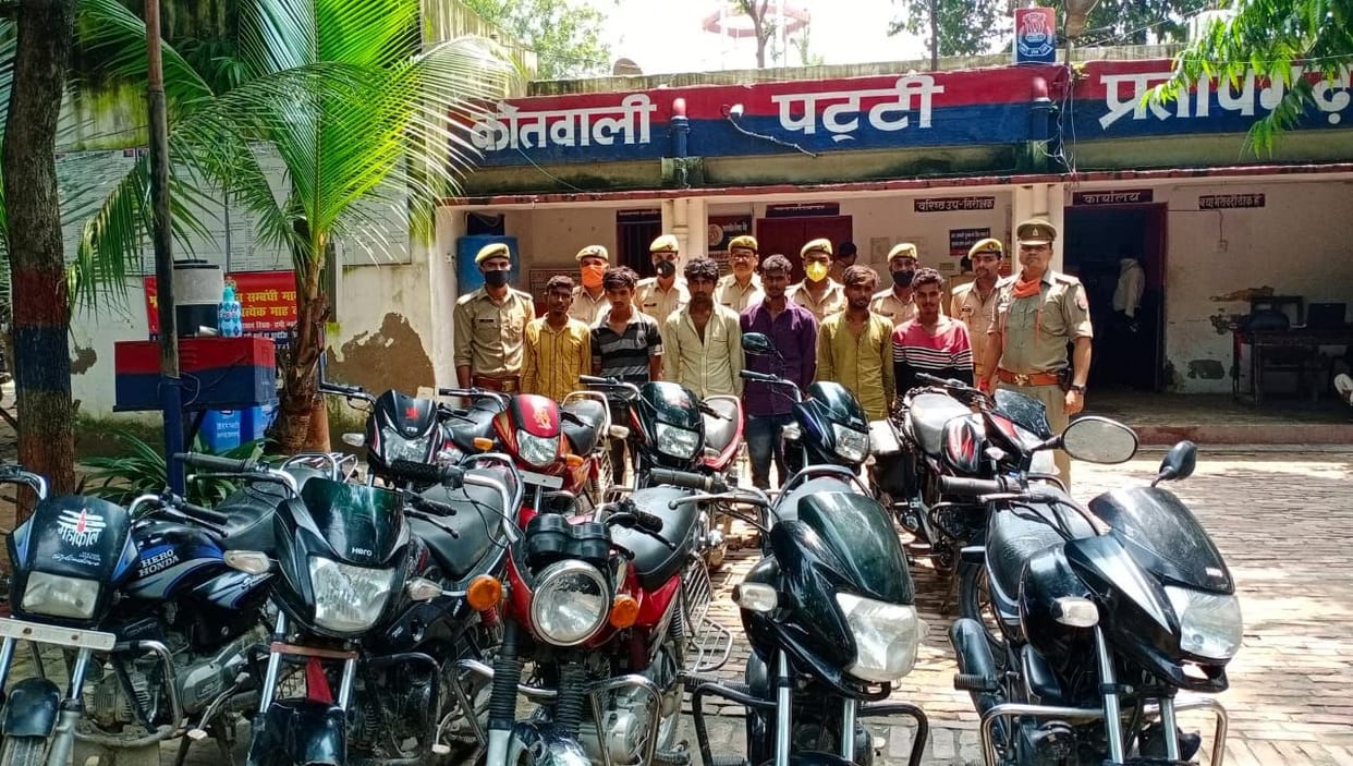 Six crooks arrested with 10 stolen bikes