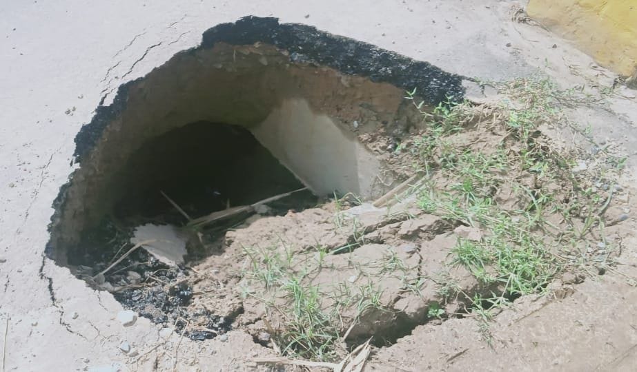 Approach road dhansi of the bridge started one and a half months ago