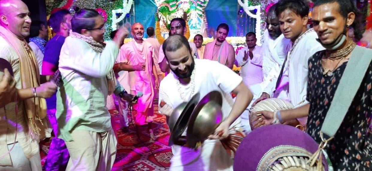 Nandotsav, celebrat, in vrindavan, mathura, religion,