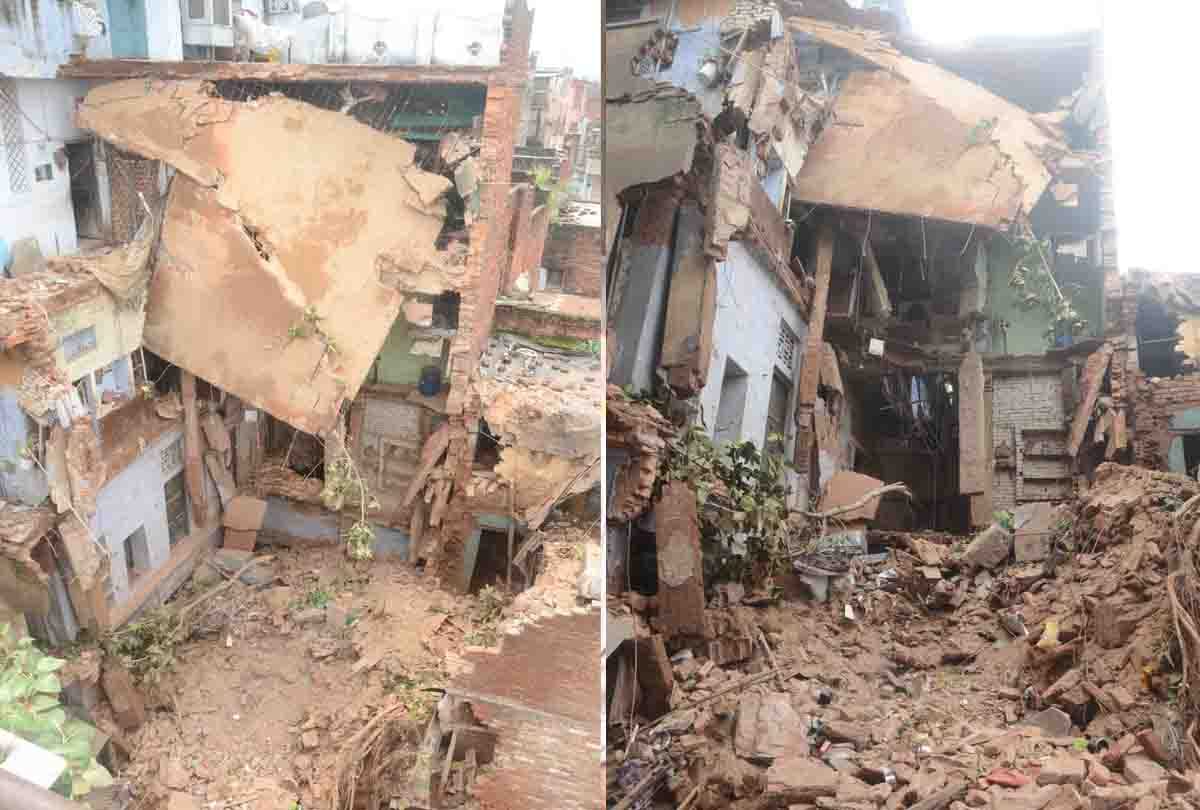 UP: 100-year-old house collapsed in rain, death of mother and daughter