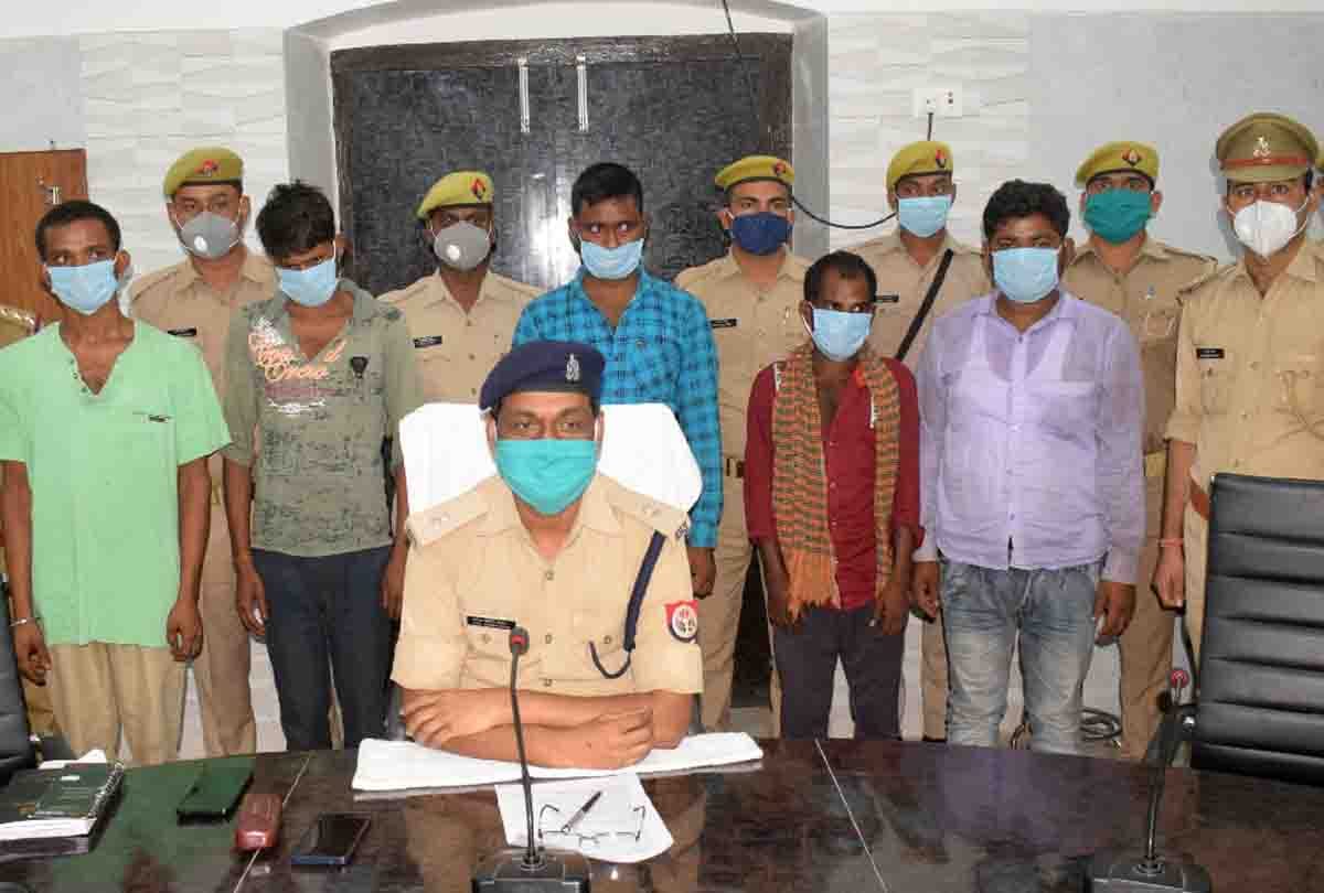 Hardoi: Five members of inter-state vehicle thief gang arrested