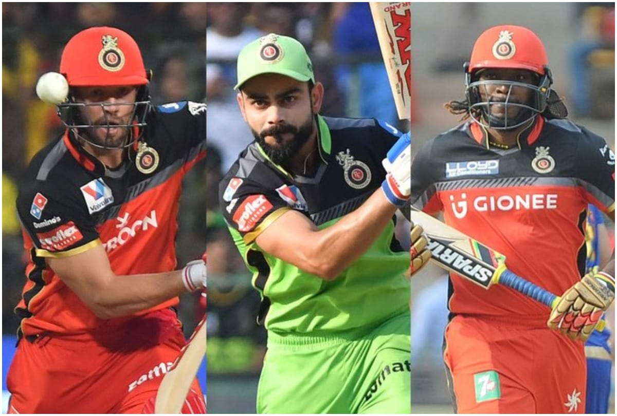Top five all time highest Scorer for RCB Virat Kohli and AB de Villiers on top