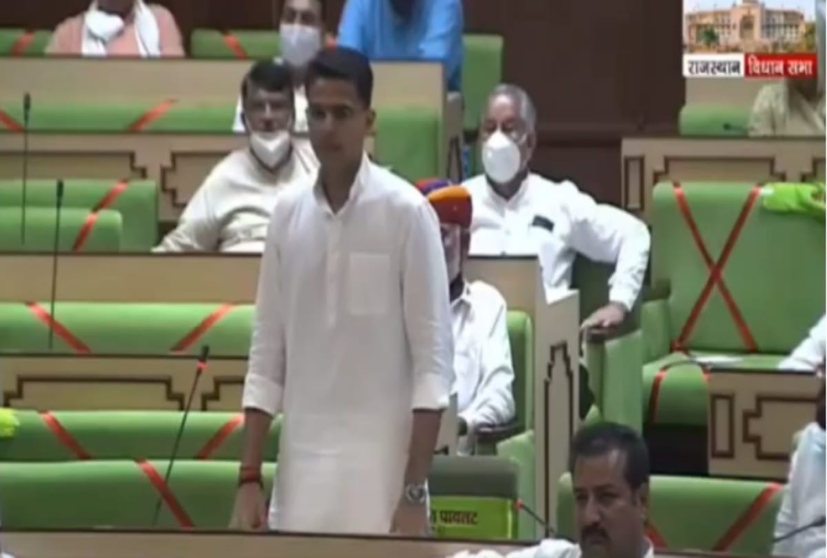 Rajasthan vidhan sabha assembly session Sachin pilot seat changed he says most powerful warrior sent to the border