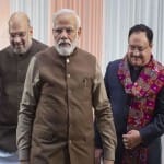 पीएम मोदी , अमित शाह, और जेपी नड्डा
