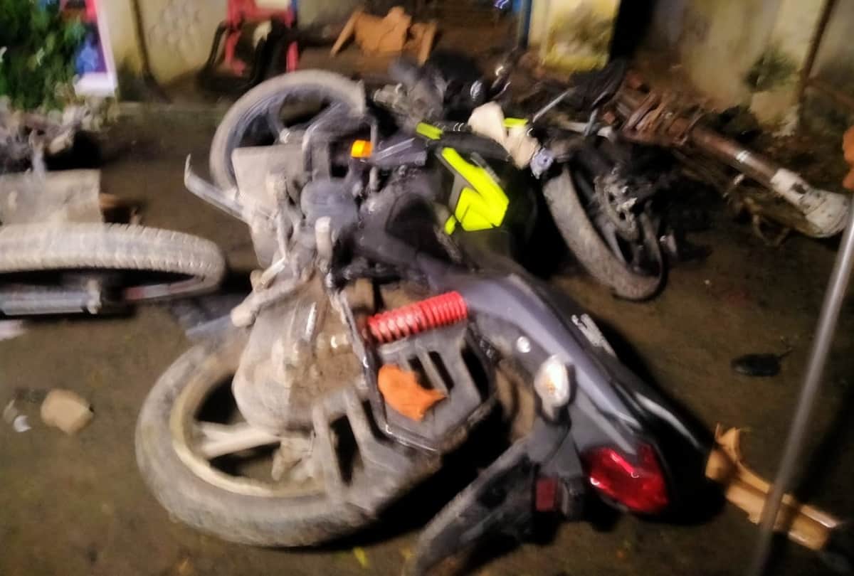 Azamgarh pradhan murder case second day silence in village, heavy police force deployed see photos