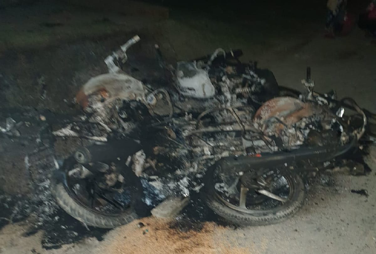 Azamgarh pradhan murder case second day silence in village, heavy police force deployed see photos