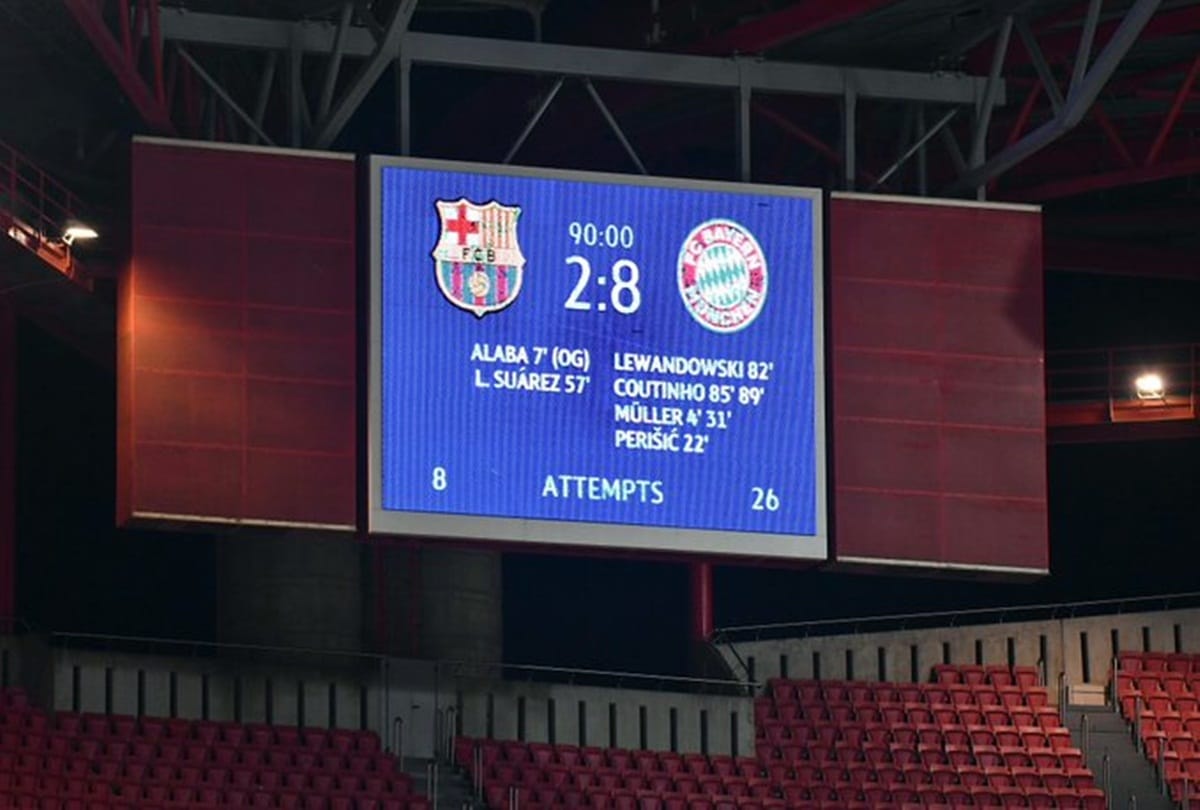 Champions League: Bayern Munich Humiliate Barcelona 8-2 To Reach Semi Finals